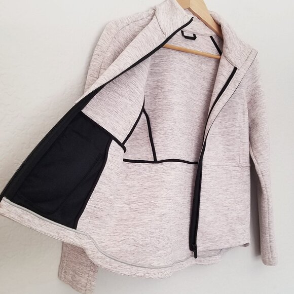 Lululemon Going Places Jacket Size 4 Space Dye Heather Pale Lilac Stretch C50416 - Picture 9 of 16